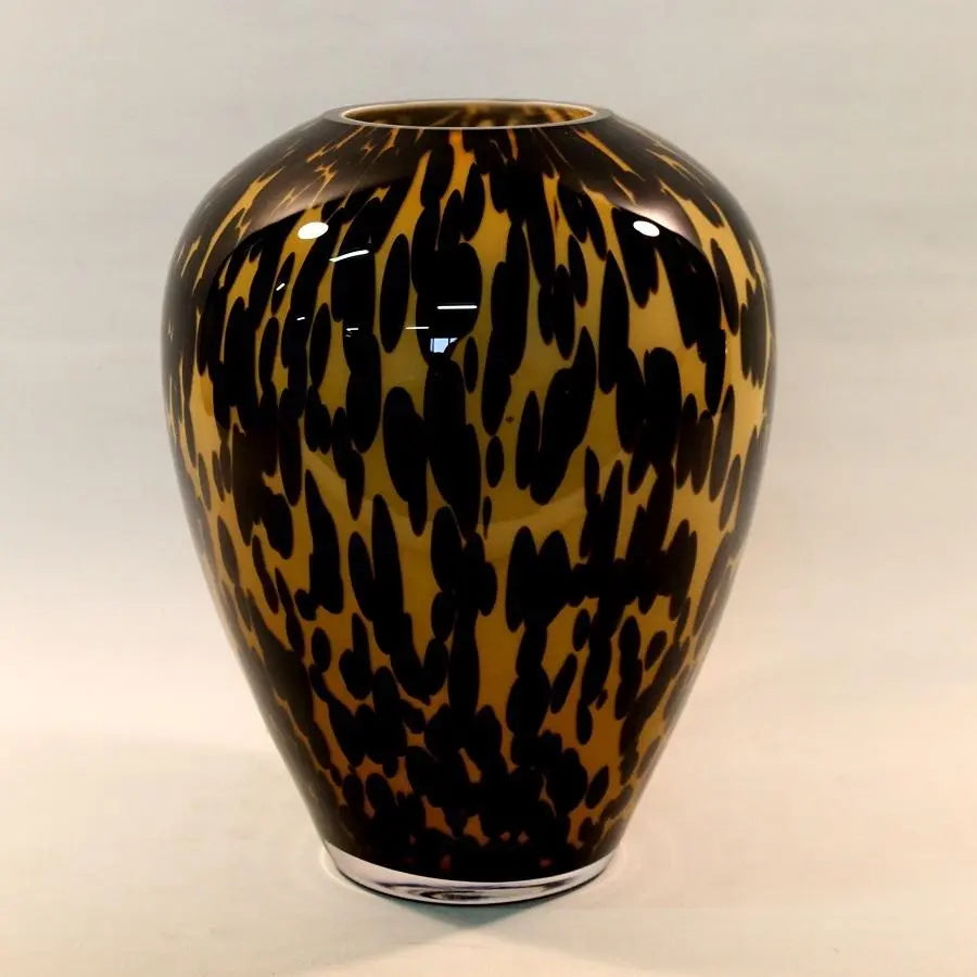 Leopard Print Ceramic Vase - Small Decorative Flower Pot for Home & Office Decor | Perfect for Centerpieces, Wedding Gifts & Tabletop Displays