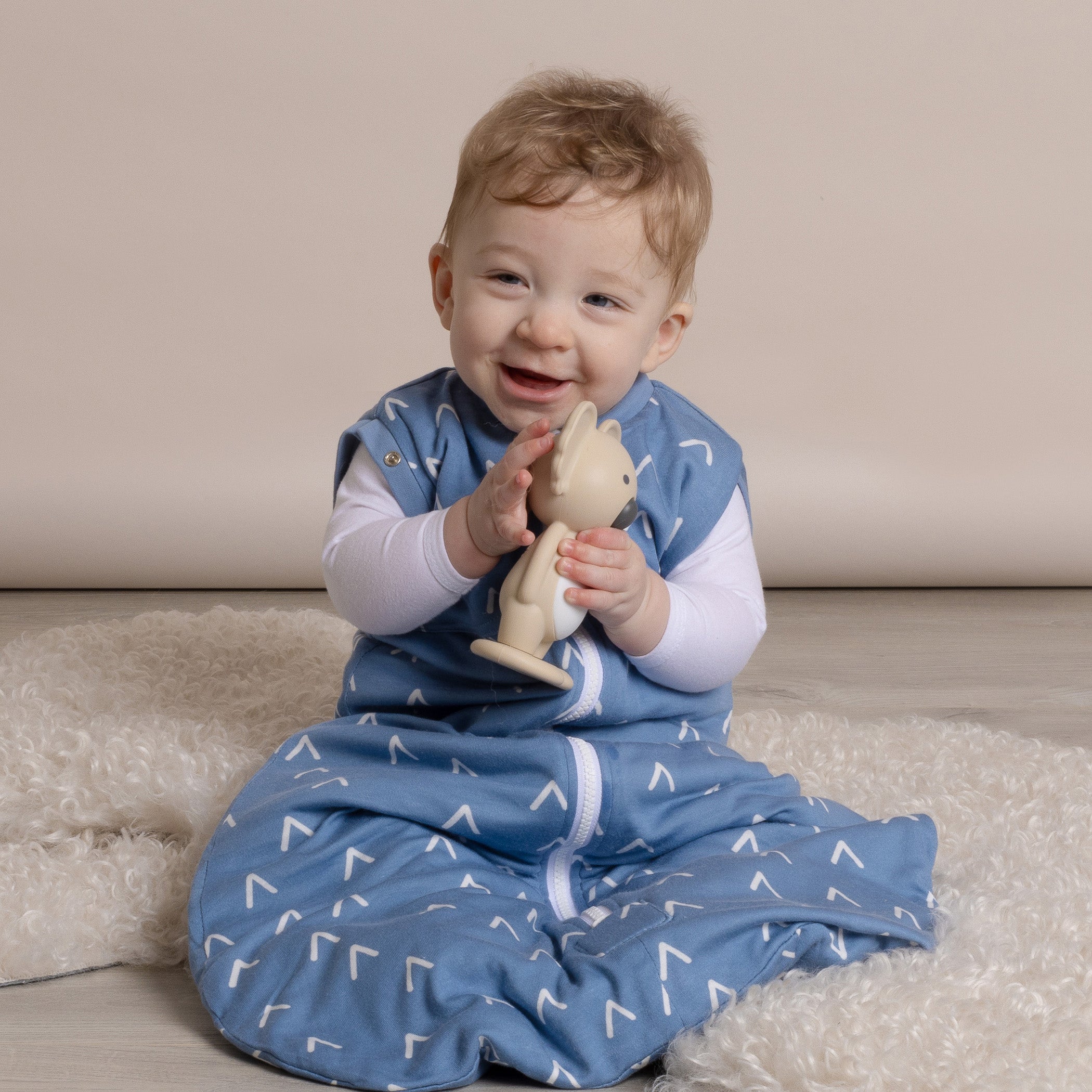 Aussie Animals Bubba Koala Silicone Teething Toy for Babies - Safe & Soft Chewable Sand-Free Teether for Soothing Sore Gums | Perfect for Travel, Daycare & On-the-Go Parenting