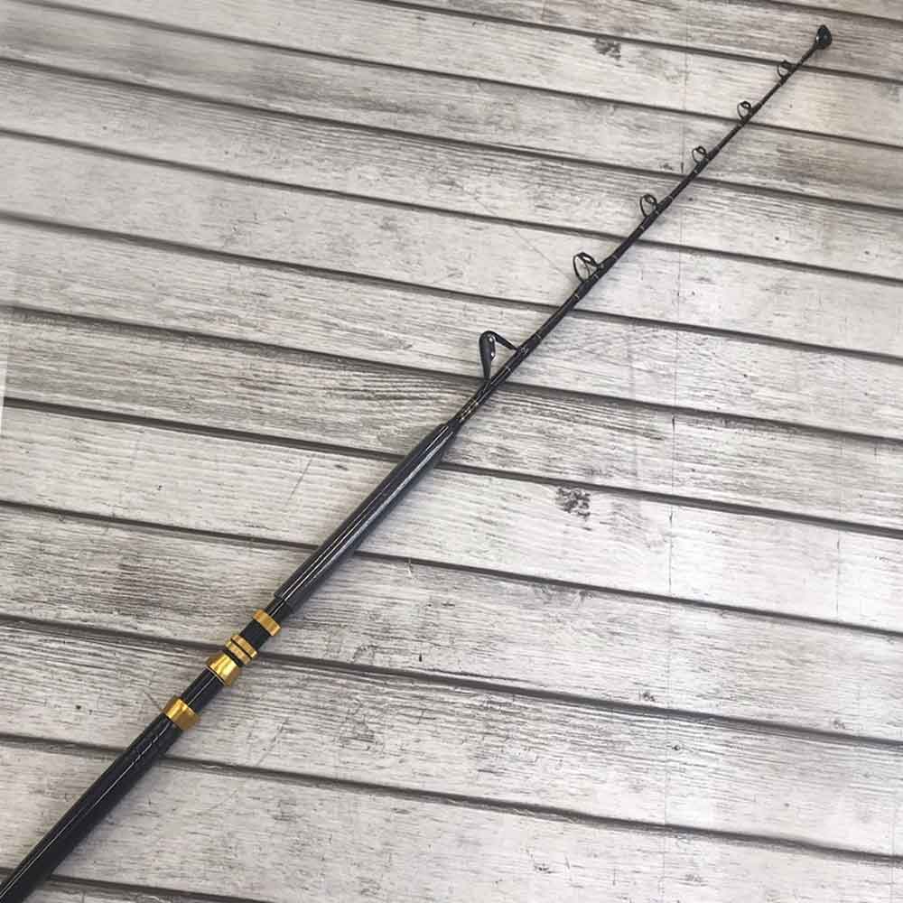 Capt. Harry's Caribbean CHCSA80 Stand Up Fishing Rods - Saltwater & Freshwater Fishing for Boat, Pier, and Shore Anglers