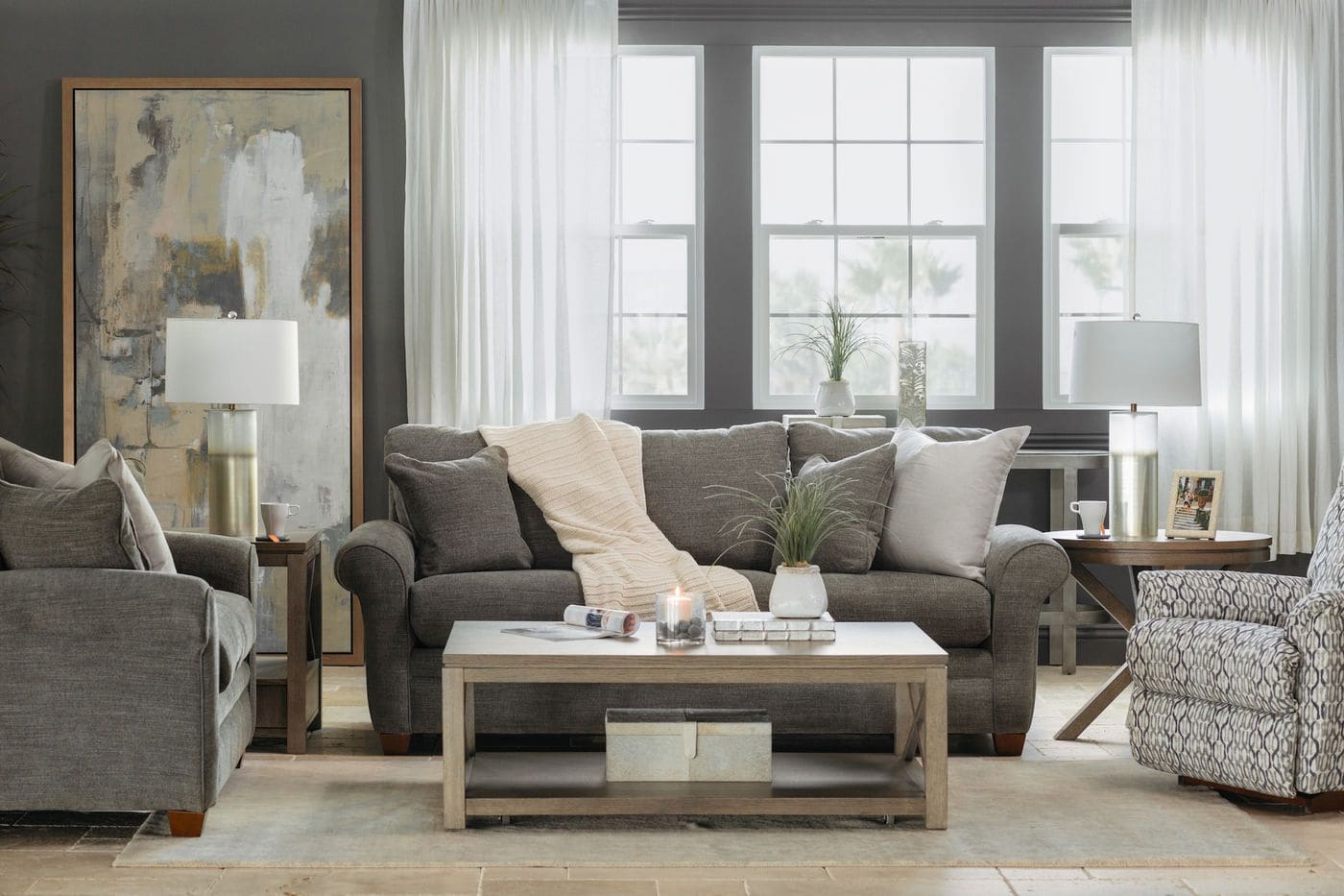 La-Z-Boy Natalie Sofa Collection - Modern Comfortable Living Room Furniture for Relaxation & Entertainment