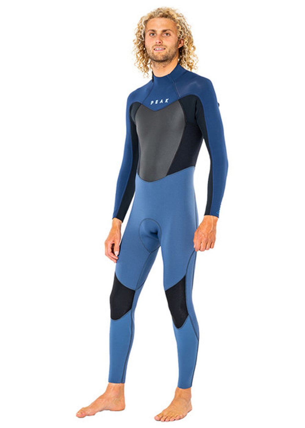 Peak Men's 3/2mm Back Zip Wetsuit - Thermal Neoprene Steamer for Surfing, Diving & Water Sports - All-Season Comfort & Flexibility
