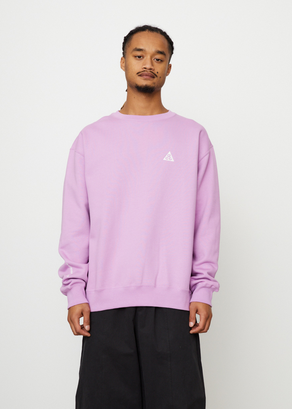 ACG Therma Fit Fleece Crewneck Sweatshirt - Warm & Comfortable Fleece Pullover for Outdoor Activities, Hiking, and Winter Sports
