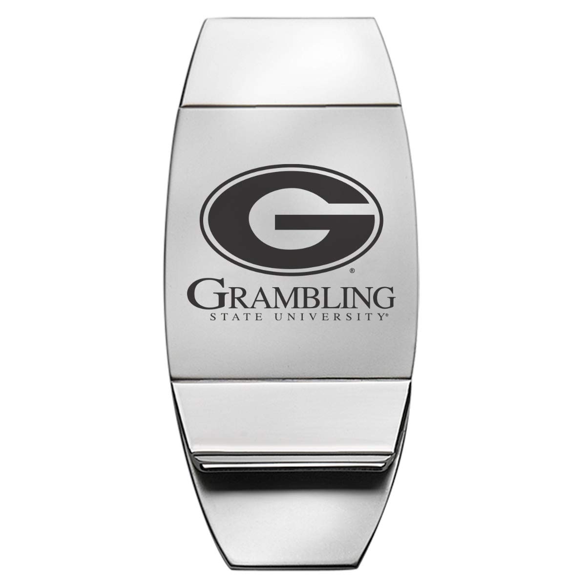 LXG Grambling State University Two-Toned Money Clip - Premium Metal Wallet Accessory for Cash & Cards | Perfect for Graduation Gifts, Alumni Pride & Everyday Use