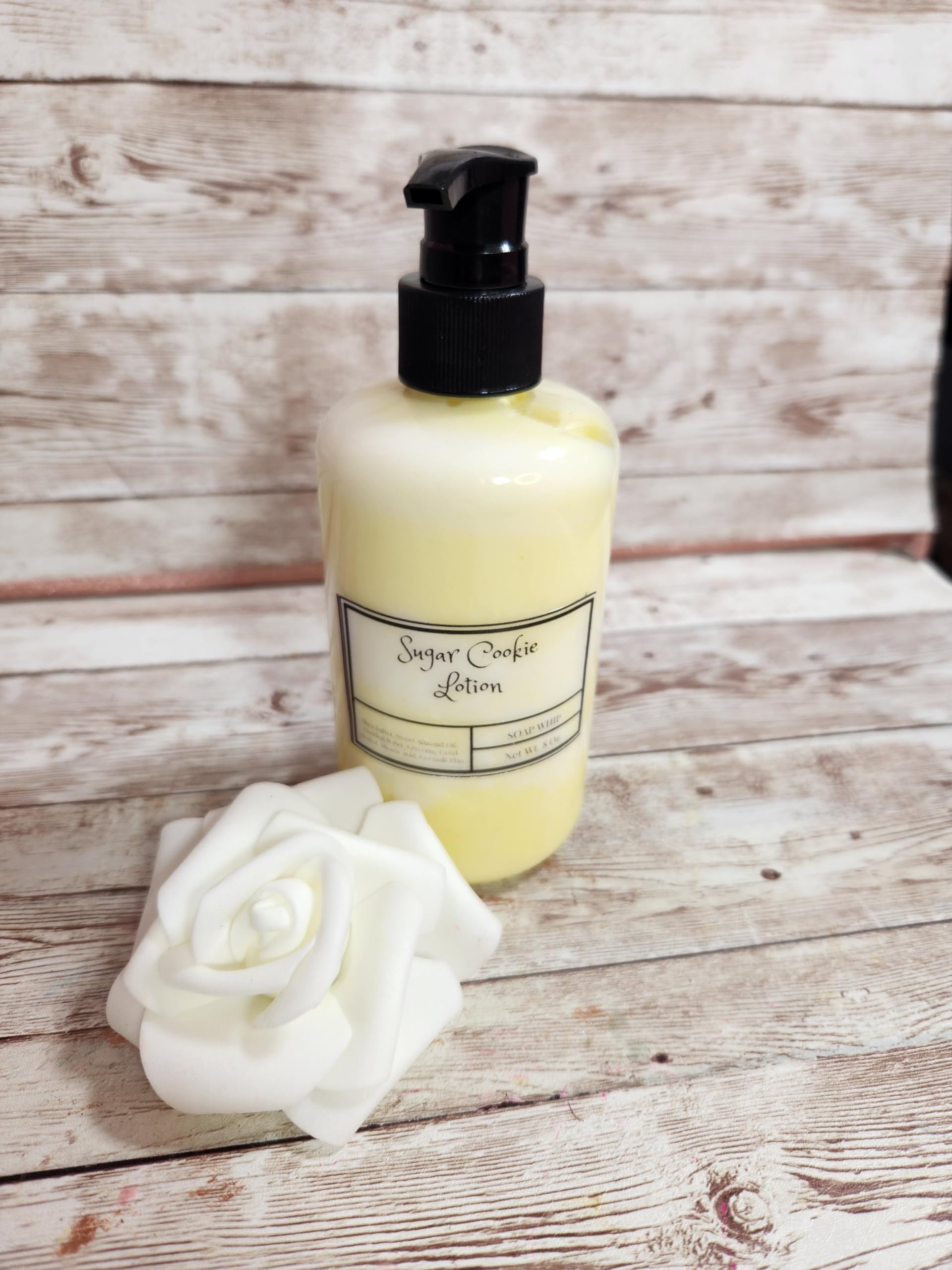Handmade All-Natural Shea Butter Sugar Cookie Whipped Cream Body Frosting & Moisturizer - 8 oz Luxurious Body Lotion for Dry Skin | Perfect for Gift Sets, Spa Days & Winter Hydration