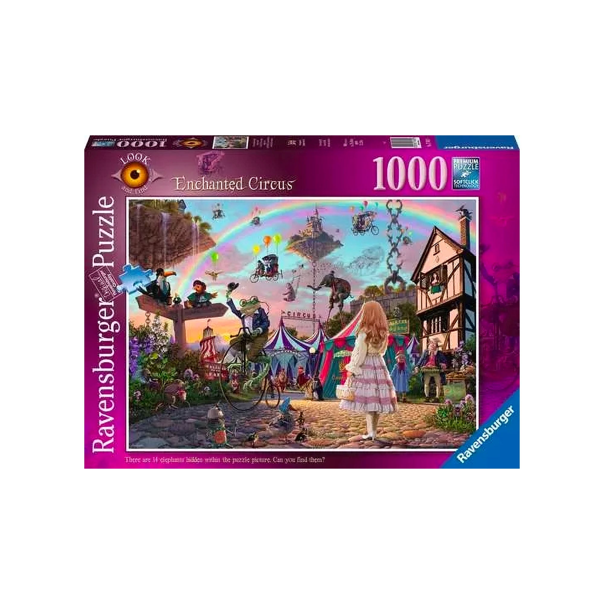 1,000 Piece Jigsaw Puzzle - Enchanted Circus Theme | Fun Family Activity, Stress Relief & Home Decor | Perfect for Adults & Kids