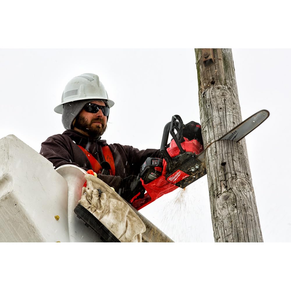 Milwaukee 48-09-3001 16-Inch Replacement Chainsaw Bar - Compatible with Milwaukee M18 Fuel Chainsaws - Perfect for Tree Trimming, Firewood Cutting & Landscaping