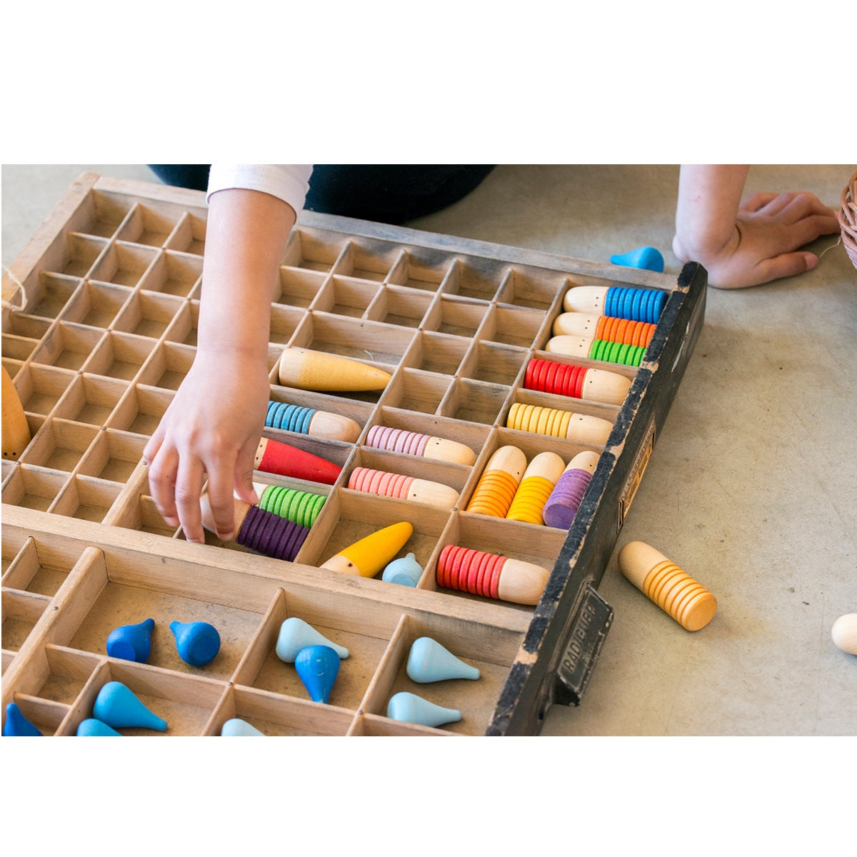 Grapat Wooden Blocks - Natural Wooden Building Toys for Kids - Perfect for Montessori Learning, Creative Play & Early Childhood Development
