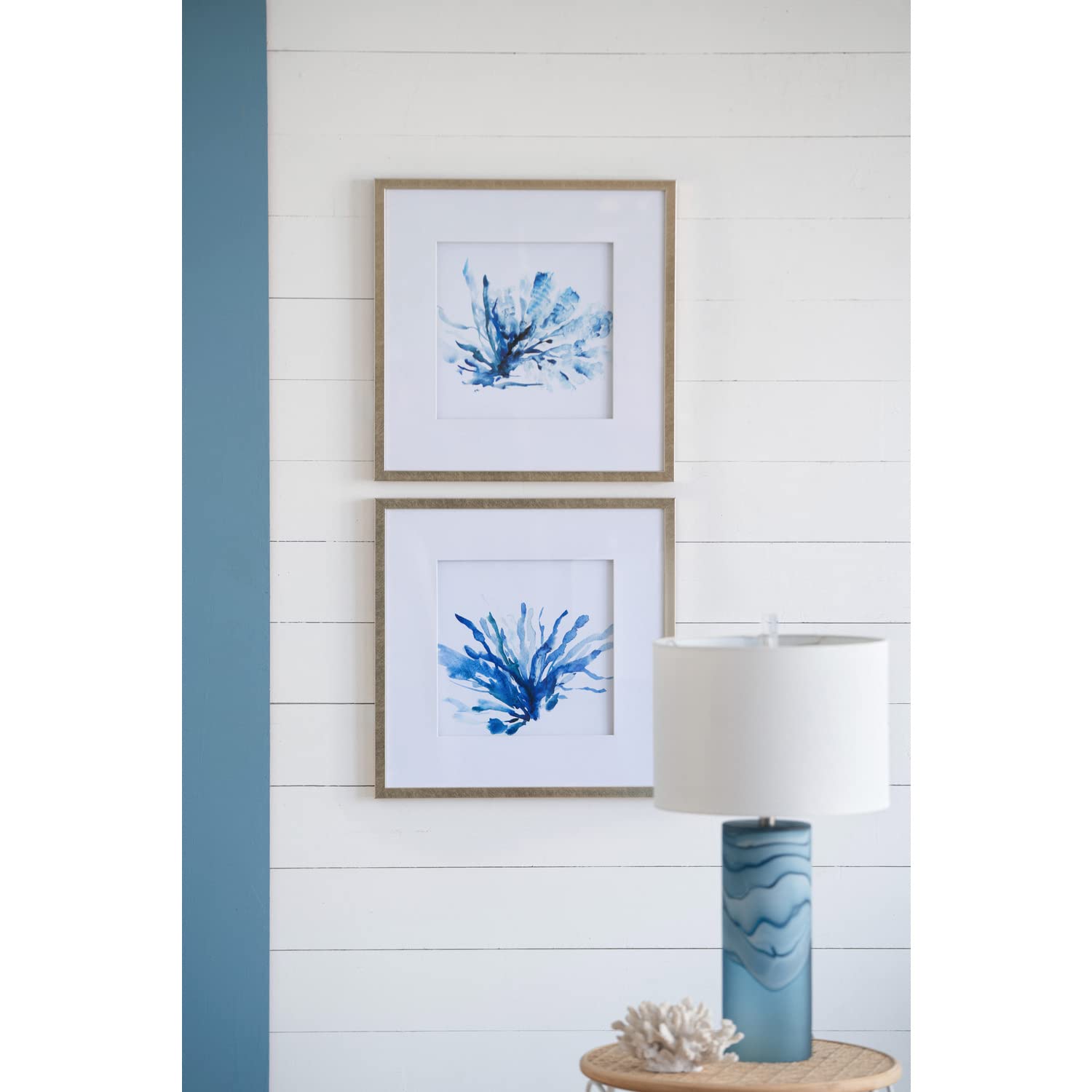 Modern Abstract Wall Art Set of 2 - Canvas Prints for Living Room, Bedroom & Office Decor - Home & Office Wall Decorations
