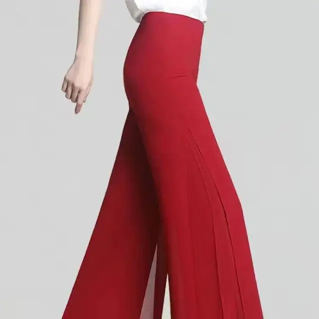 2023 Women's Wide Leg Pants - 10 Style Options with Adjustable Waist Strap | Korean Harajuku Fashion | Casual & Office Wear | Vetement Femme Trousers for Everyday Outfits