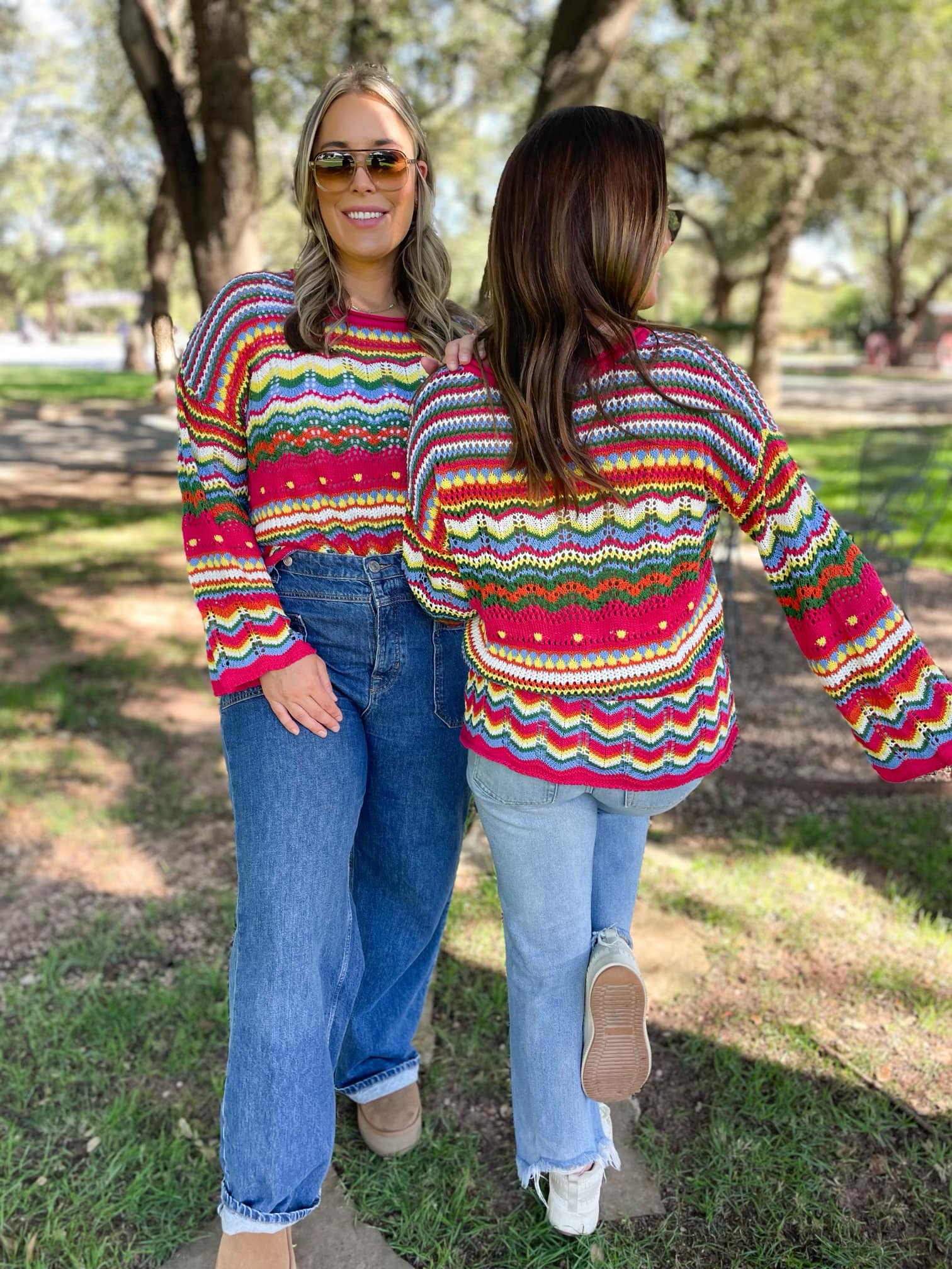 PREORDER: Abilene Crochet Sweater - Women's Boho Chic Knit Cardigan for Fall & Winter | Perfect for Cozy Evenings, Coffee Dates & Casual Outings