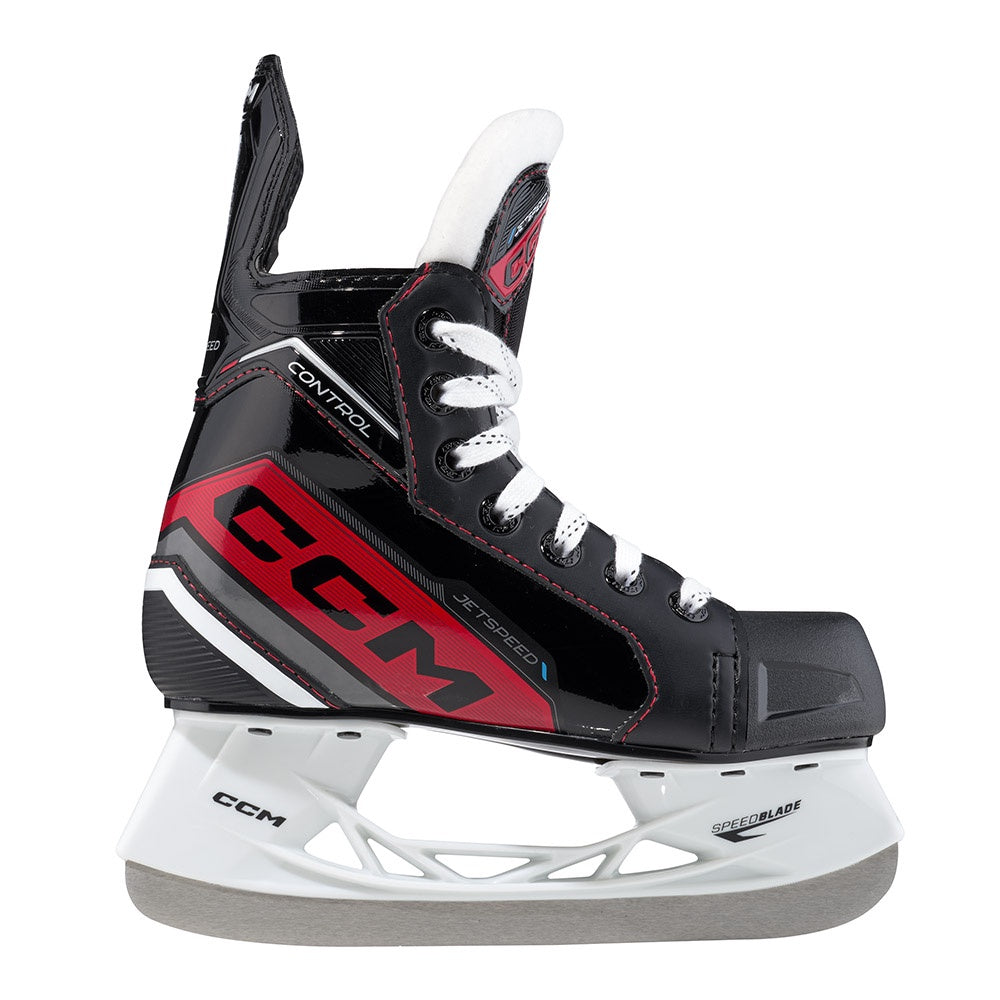 CCM Jetspeed Control 2023 Youth Ice Hockey Skates - Lightweight Performance Skates for Kids - Perfect for Ice Hockey Training & Games