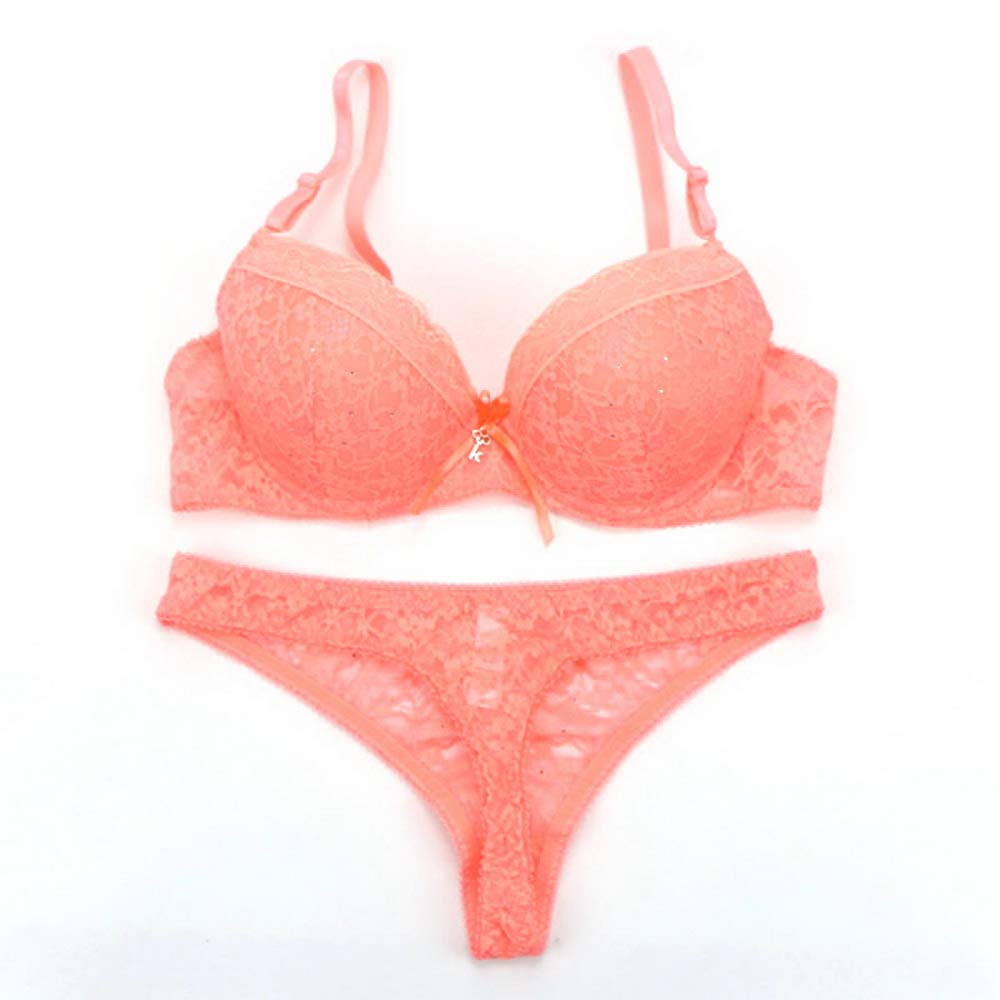 Swbreety Women's Sexy Lace Push Up Bra & Bikini Panties Set - Comfortable Lingerie for Date Night, Wedding Night & Special Occasions