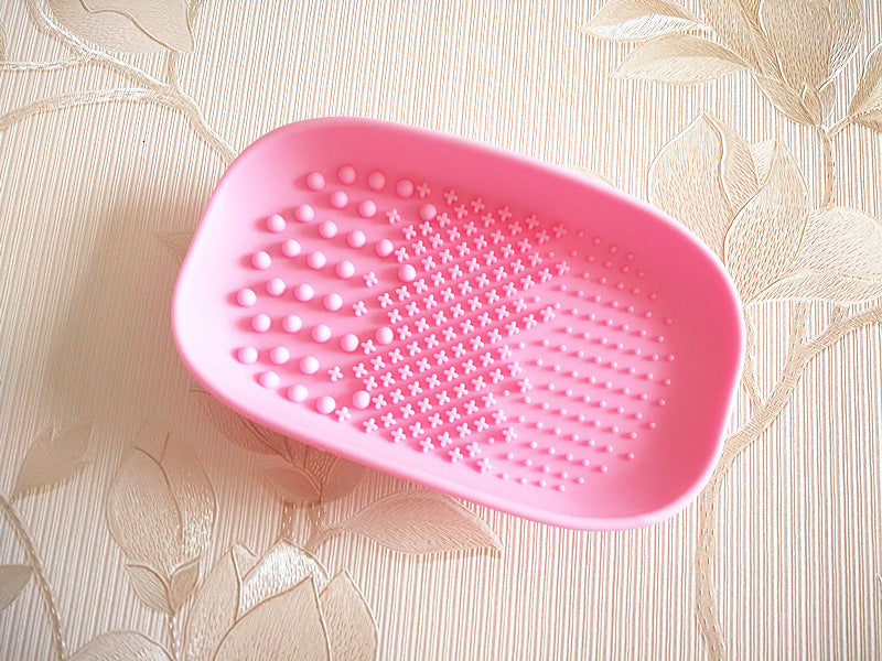 Premium Silicone Makeup Brush Cleaner Pad - Deep Cleaning Mat for Foundation, Eyeshadow & Cosmetic Brushes - Perfect for Home & Professional Makeup Artists