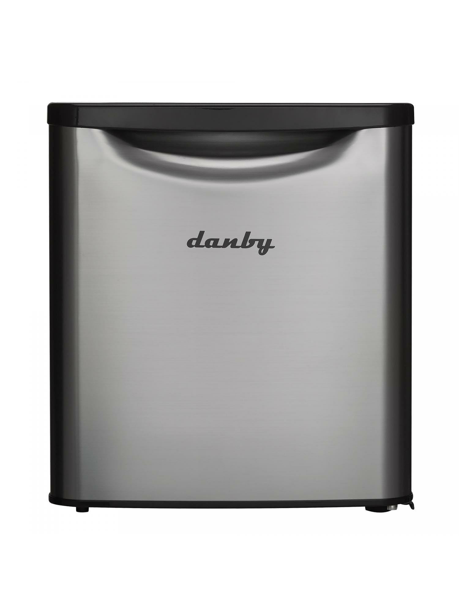 Danby DAR017A3BSLDB 1.7 cu ft Stainless Steel Compact Refrigerator - Perfect for Dorm, Office, Bedroom & Small Spaces