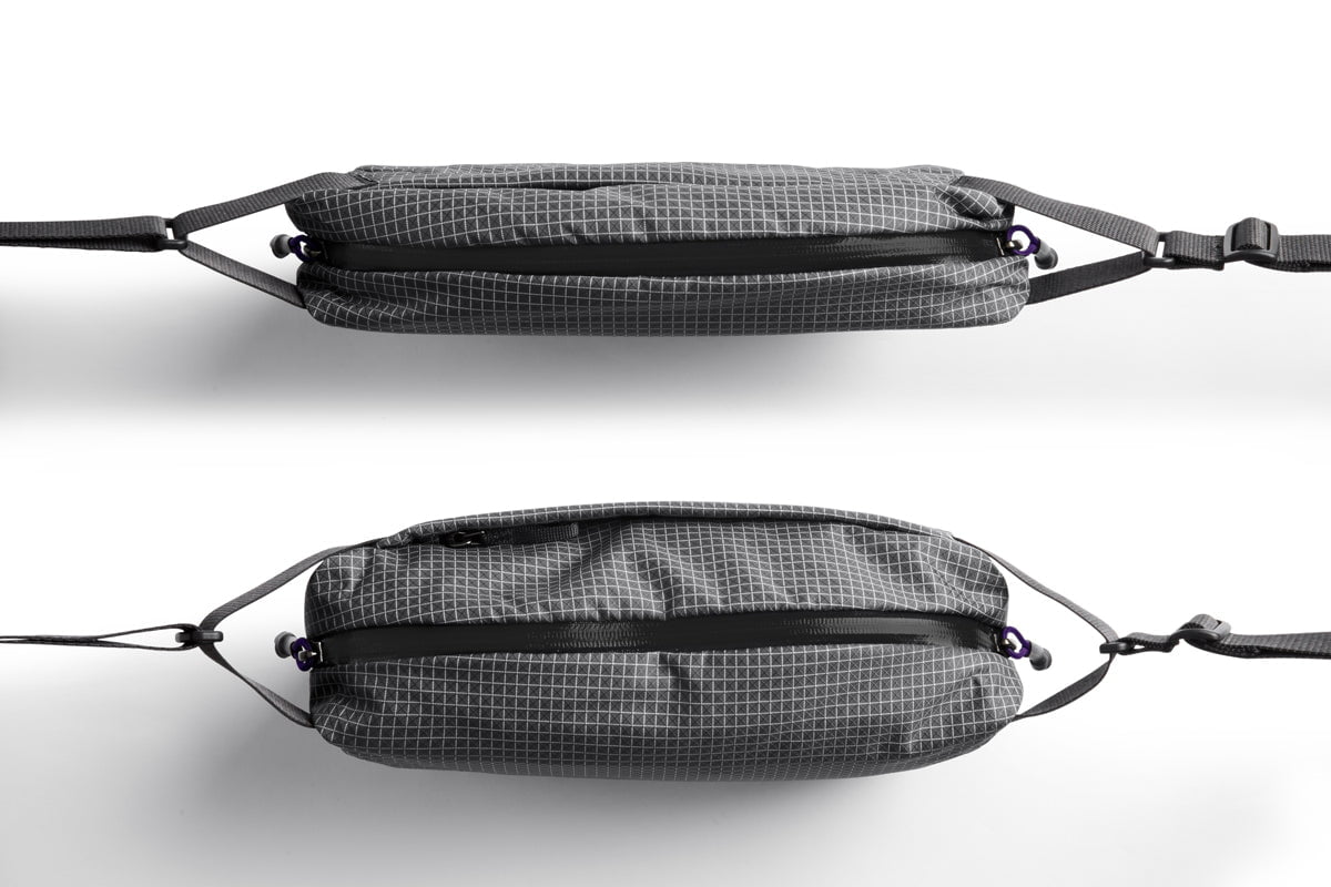 Bellroy Lite Sling - Lightweight Crossbody Bag for Men & Women | Water-Resistant Travel Sling Pack | Perfect for Hiking, Commuting & Everyday Carry (Black)