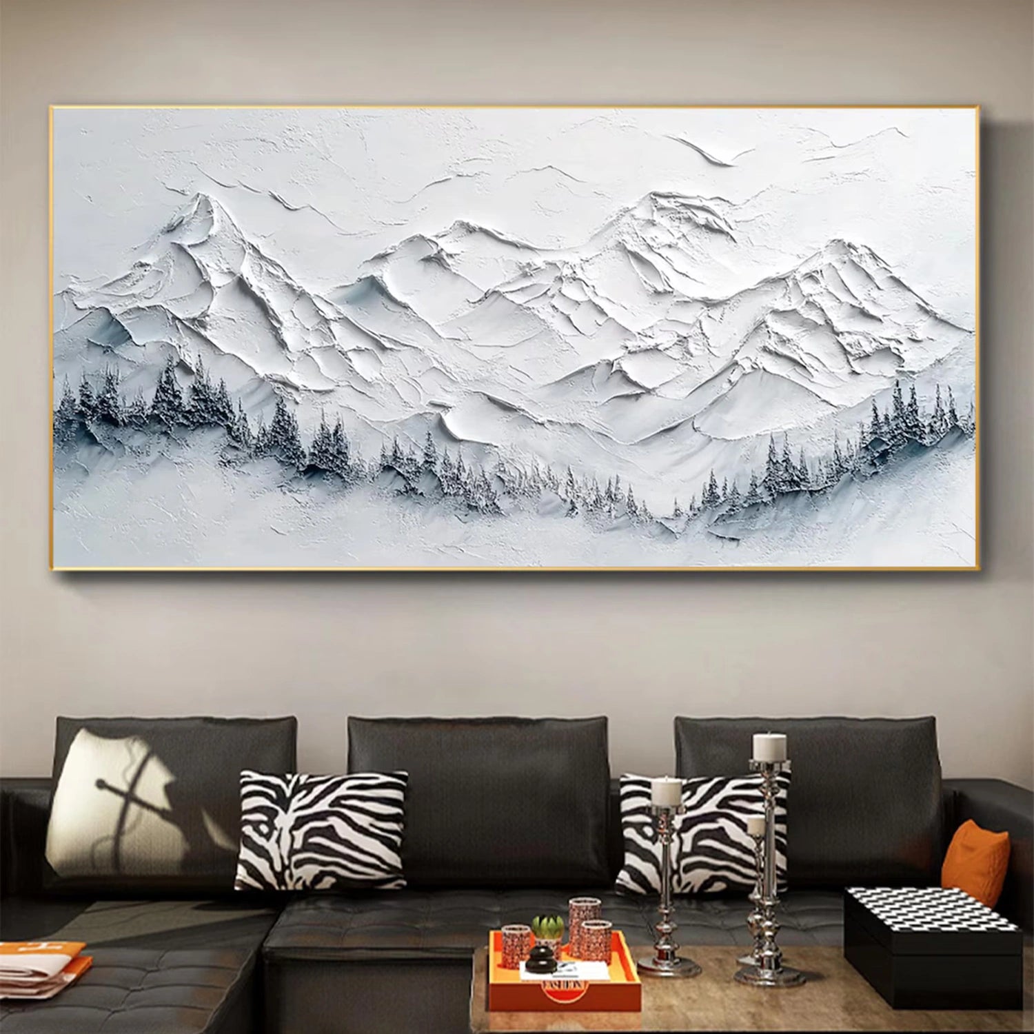 Minimalist Textured Plaster Art Painting - Abstract Wall Decor #MM303 | Perfect for Modern Living Room, Bedroom & Office Decor