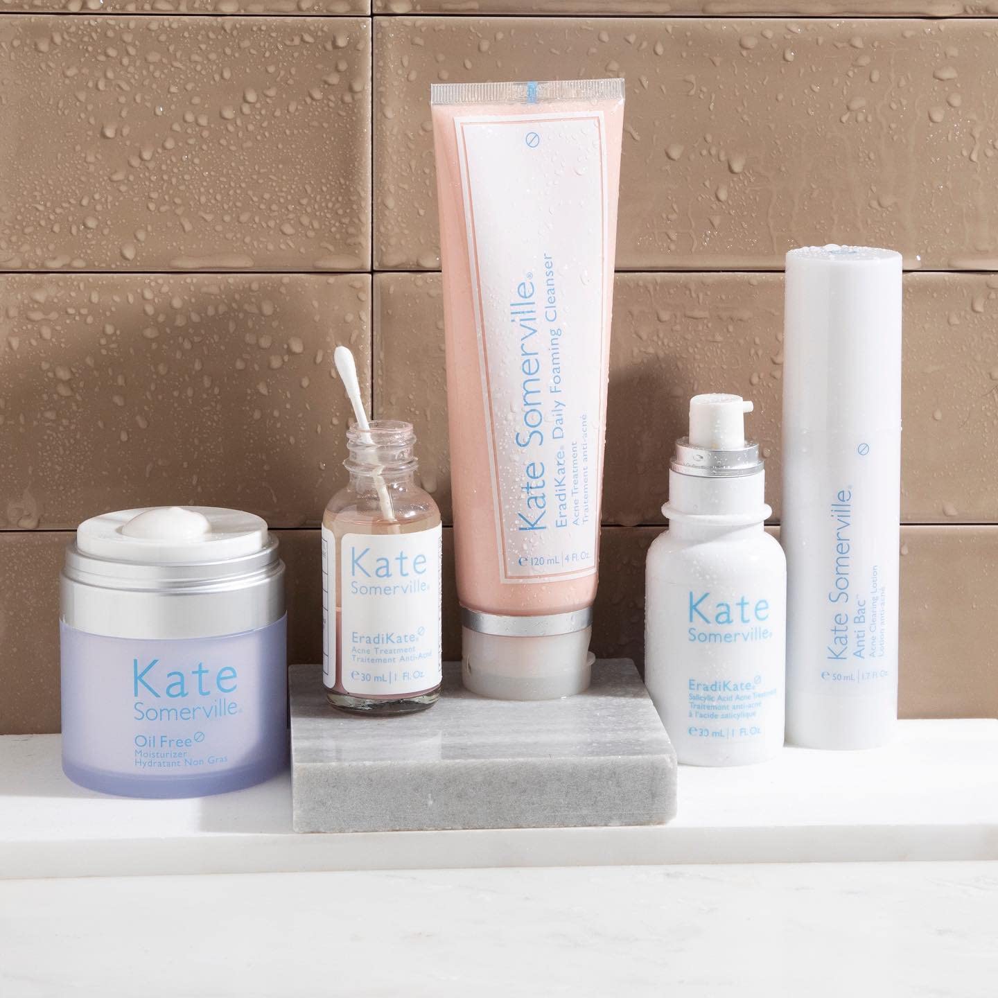 Kate Somerville Oil Free Moisturizer for Oily Skin - Clinically Proven Lightweight Hydrating Face Cream with Oil Control | 1.7 Fl Oz | Daily Use for Acne-Prone & Combination Skin | Perfect for Morning & Night Skincare Routine