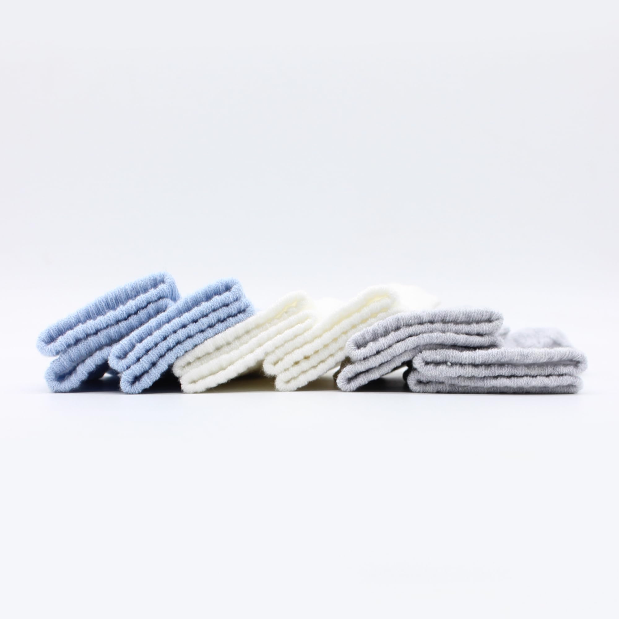 Bistyle Baby Grip Ankle Socks 6 Pairs - Soft Organic Cotton Non-Slip Socks for Newborns, Infants & Toddlers | Boys Girls Non-Slip Socks for Playtime, Crawling & First Steps