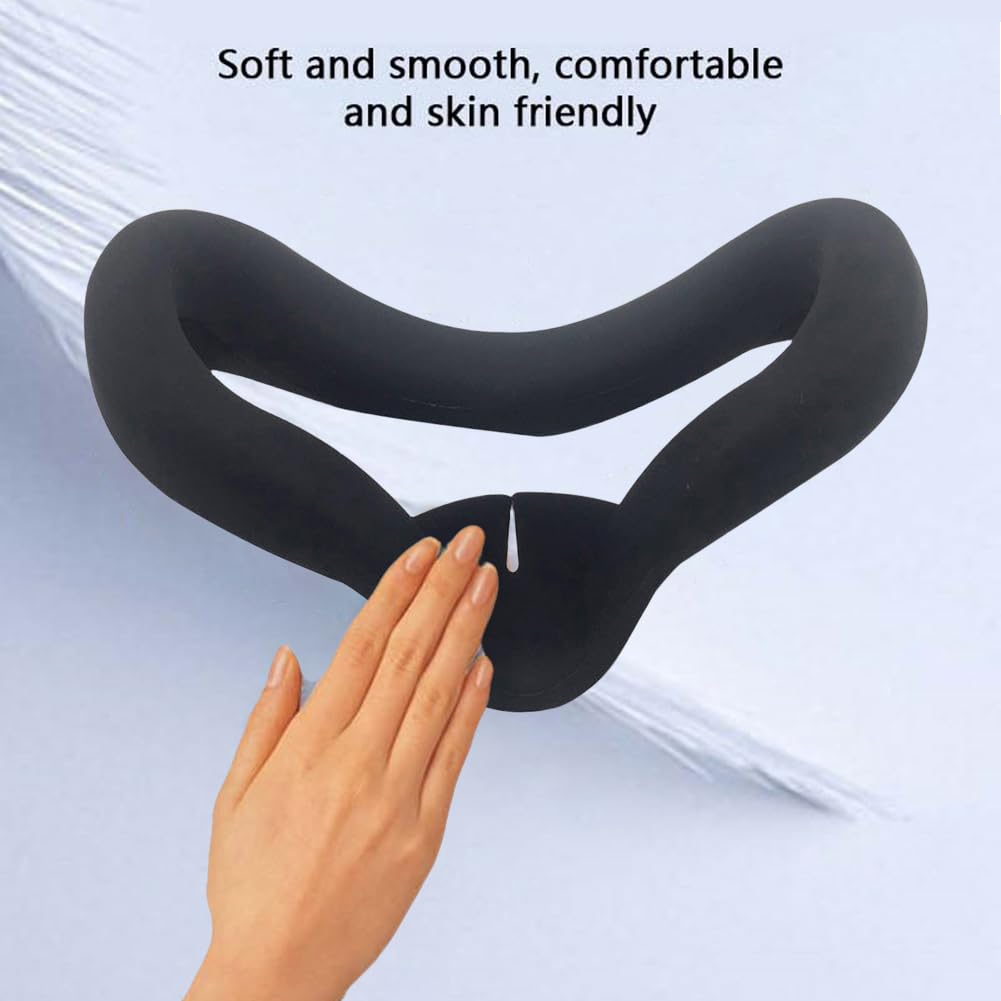 JDXFENG VR Face Mask Pad - Sweatproof & Light Blocking Eye Cover for Meta/Oculus Quest 3 - Replacement Face Cushion Accessory for Comfortable Gaming & Virtual Reality Experience