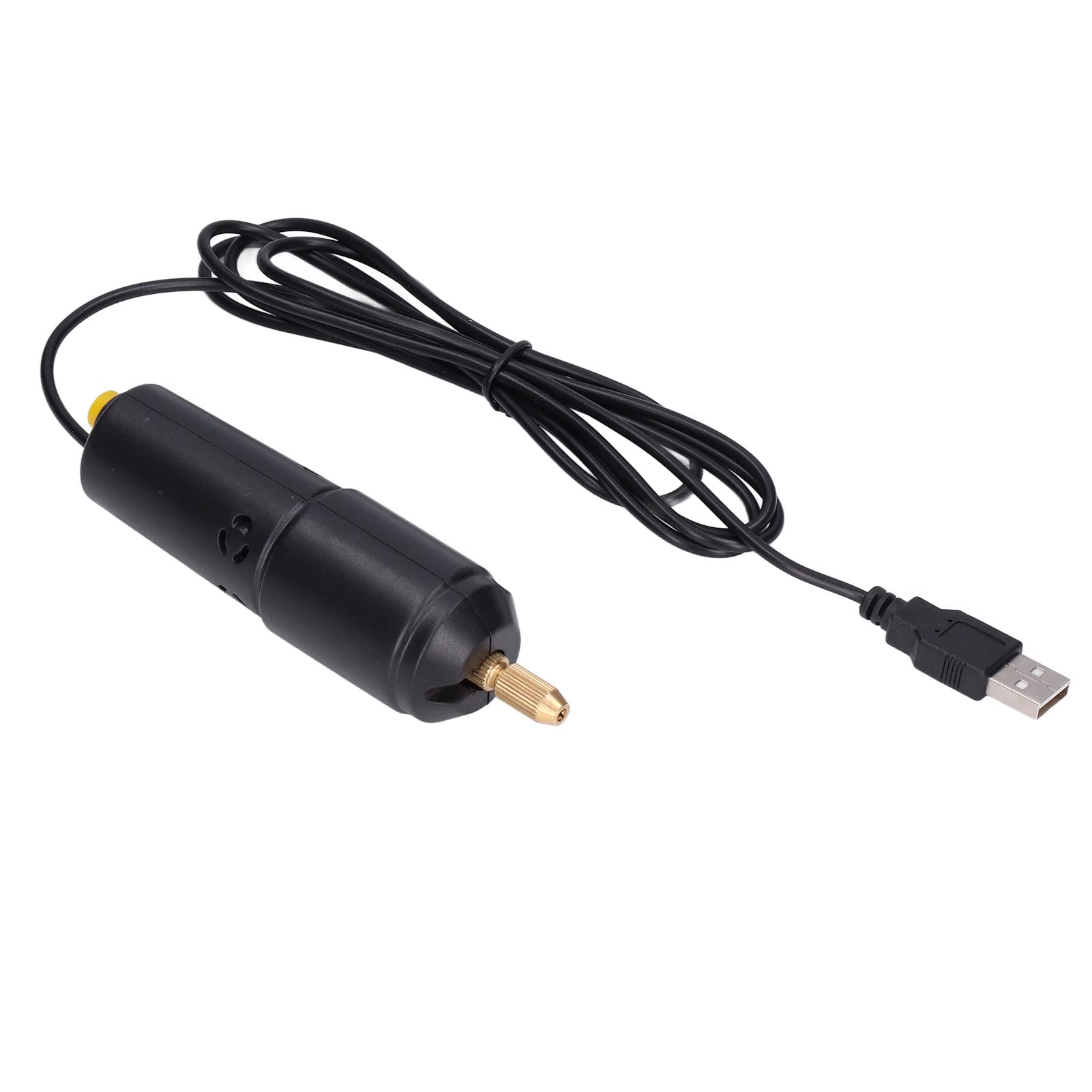High Speed USB Mini Electric Drill - Micro Hand Drill for Resin Jewelry Making with Steel & ABS Iron Bits (No US Plug Included) | Perfect for DIY Crafts, Woodworking & Small Repair Projects