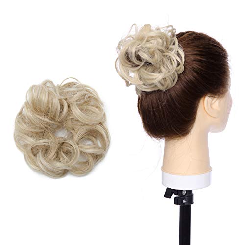Messy Bun Hair Extension for Curly Hair - Clip-in Updo Hairpiece for Women | Perfect for Weddings, Parties & Everyday Styling