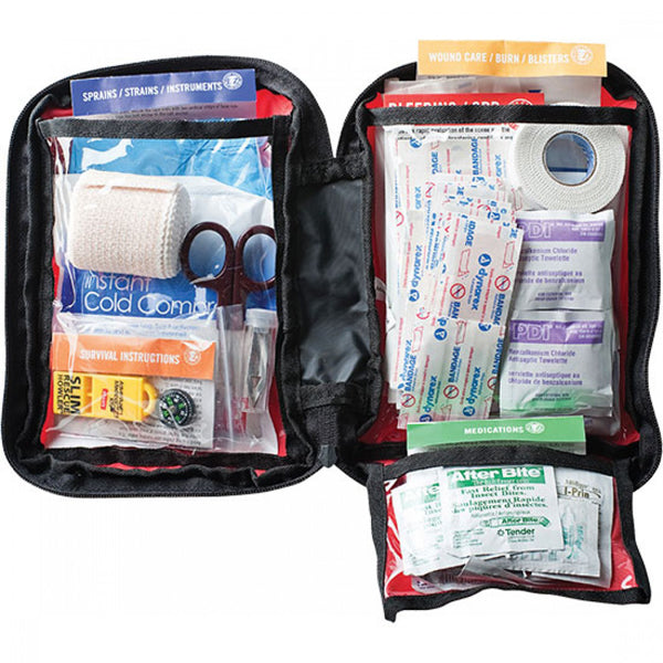 Adventure First Aid Kit 2.0 - Compact & Complete Emergency Medical Supplies for Outdoor Camping, Hiking, Travel - Essential Survival Gear for Backpacking, Road Trips, and Emergency Preparedness