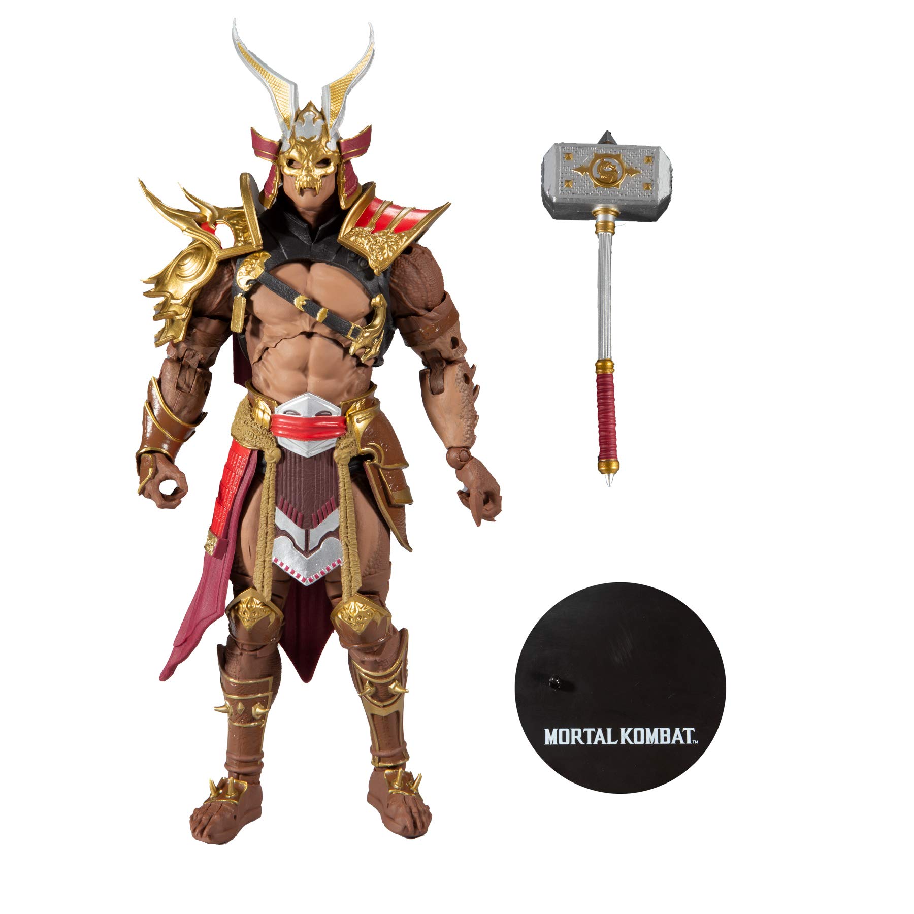 McFarlane Toys Mortal Kombat Shao Khan 7-Inch Action Figure - Collectible Video Game Character for Display & Play | Perfect for Fans, Collectors & Gift Giving