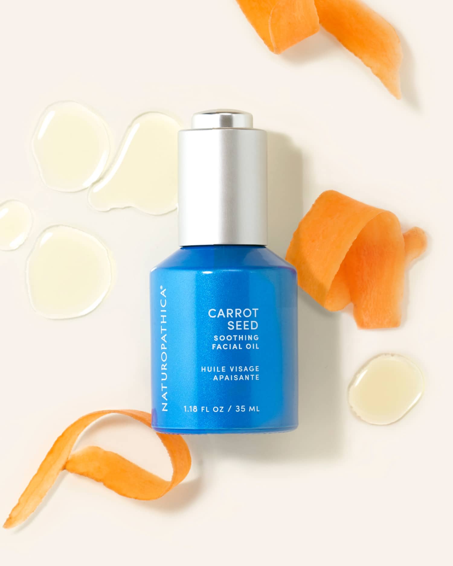 Organic Carrot Seed Soothing Facial Oil for Dry & Sensitive Skin - Hydrating Anti-Aging Serum for Night & Day Use - Perfect for Facial Massage & Skincare Routine