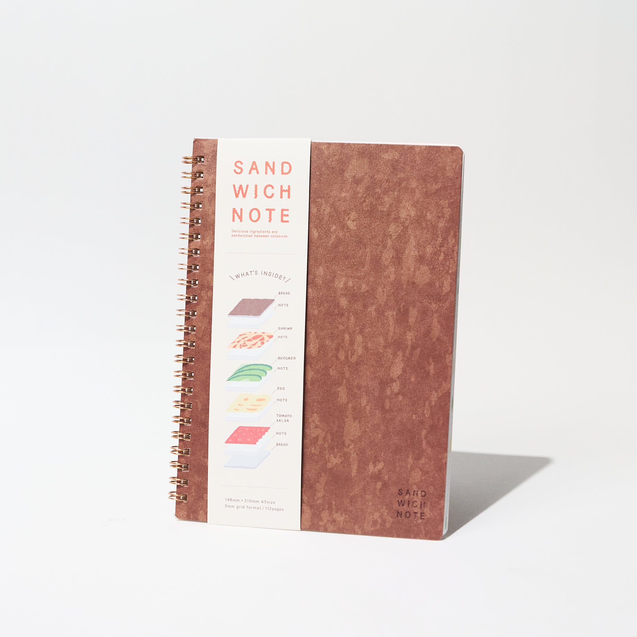 Premium A5 Size Sandwich Note Notebook by Iroha - Stylish & Durable for Journaling, Sketching, and Office Use - Perfect for Students, Professionals, and Creative Minds