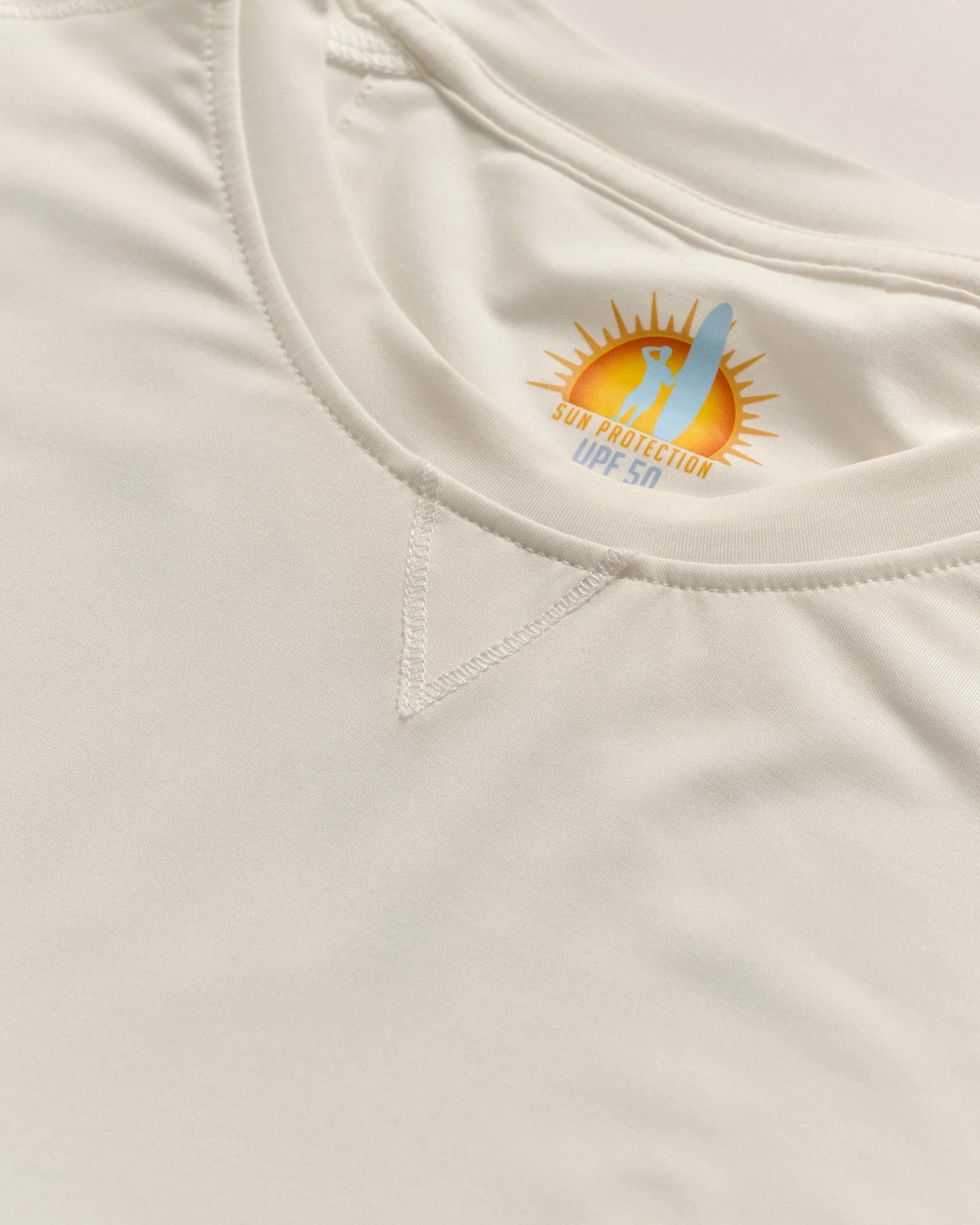 Johnnie O Basin Prep Performance Long Sleeve T-Shirt for Men - Comfortable White Cotton Shirt for Golf, Tennis & Casual Wear