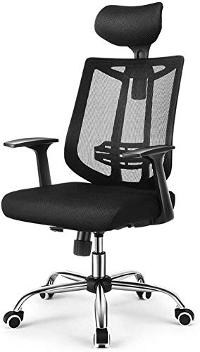 Ergonomic High Back Mesh Office Chair with Adjustable Headrest - 150kg Weight Capacity - Perfect for Home & Office Workspaces