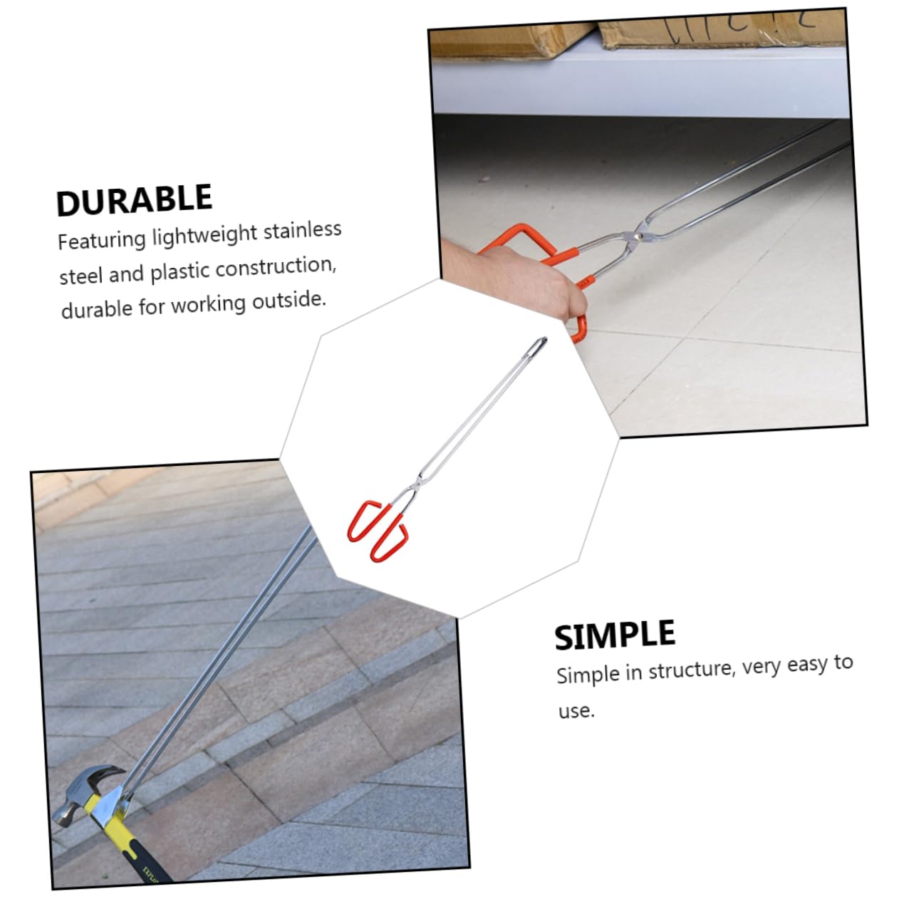 Stainless Steel Reacher Grabber Tool - 32