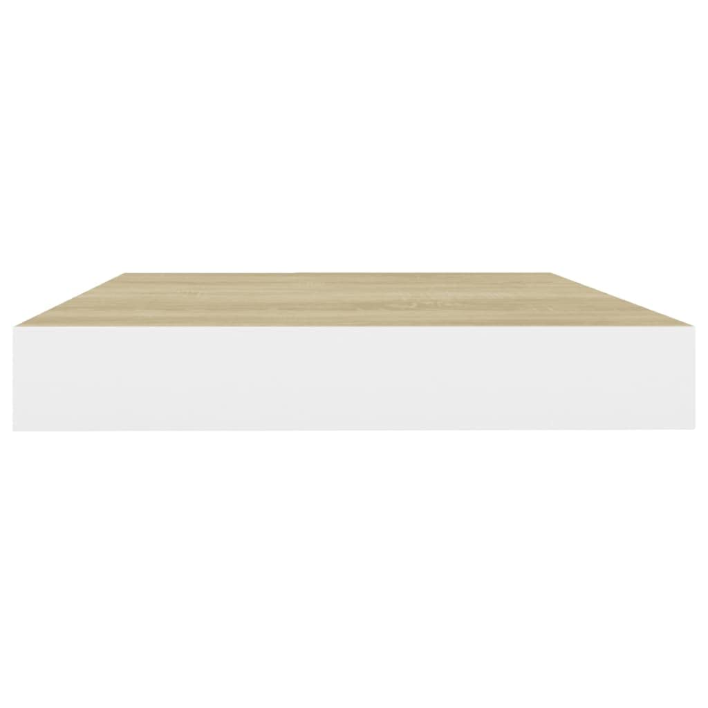 Premium Floating Shelf Wall Mount - 2 Pack Multifunctional Display & Storage Shelves for Bedroom, Living Room, Bathroom, Kitchen & Office - 15.7