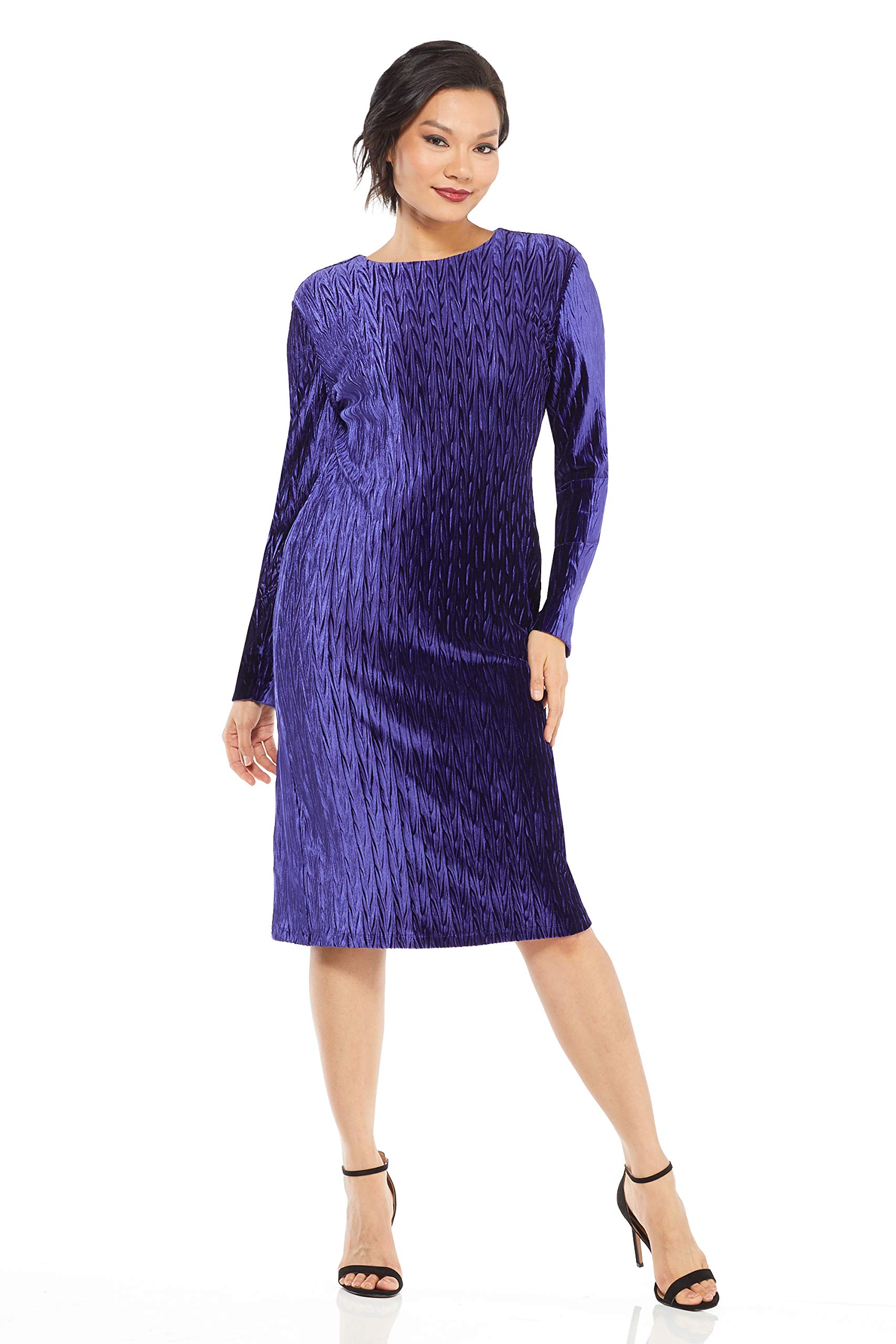 Maggy London Velvet Sheath Dress for Women - Elegant Evening Wear
