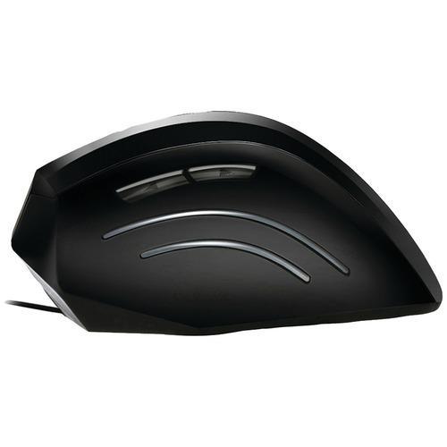 Adesso IMOUSE E2 Vertical Ergonomic Laser Mouse - Comfortable Wireless Computer Mouse for Office & Gaming - Reduce Wrist Pain for Long Hours of Work or PC Gaming