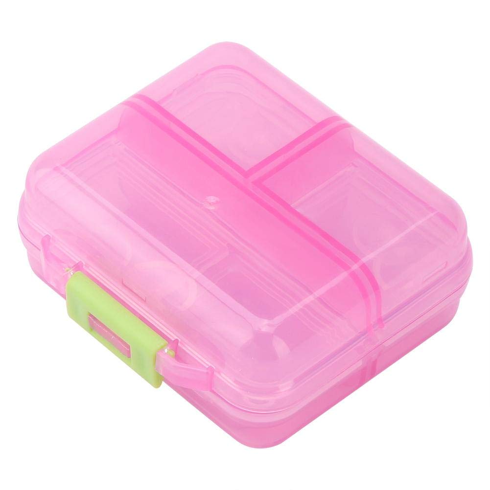 7-Day Weekly Pill Organizer with 7 Compartments - Portable Foldable Medicine Storage Box for Pills, Vitamins & Supplements - Perfect for Travel, Home & Daily Medication Management