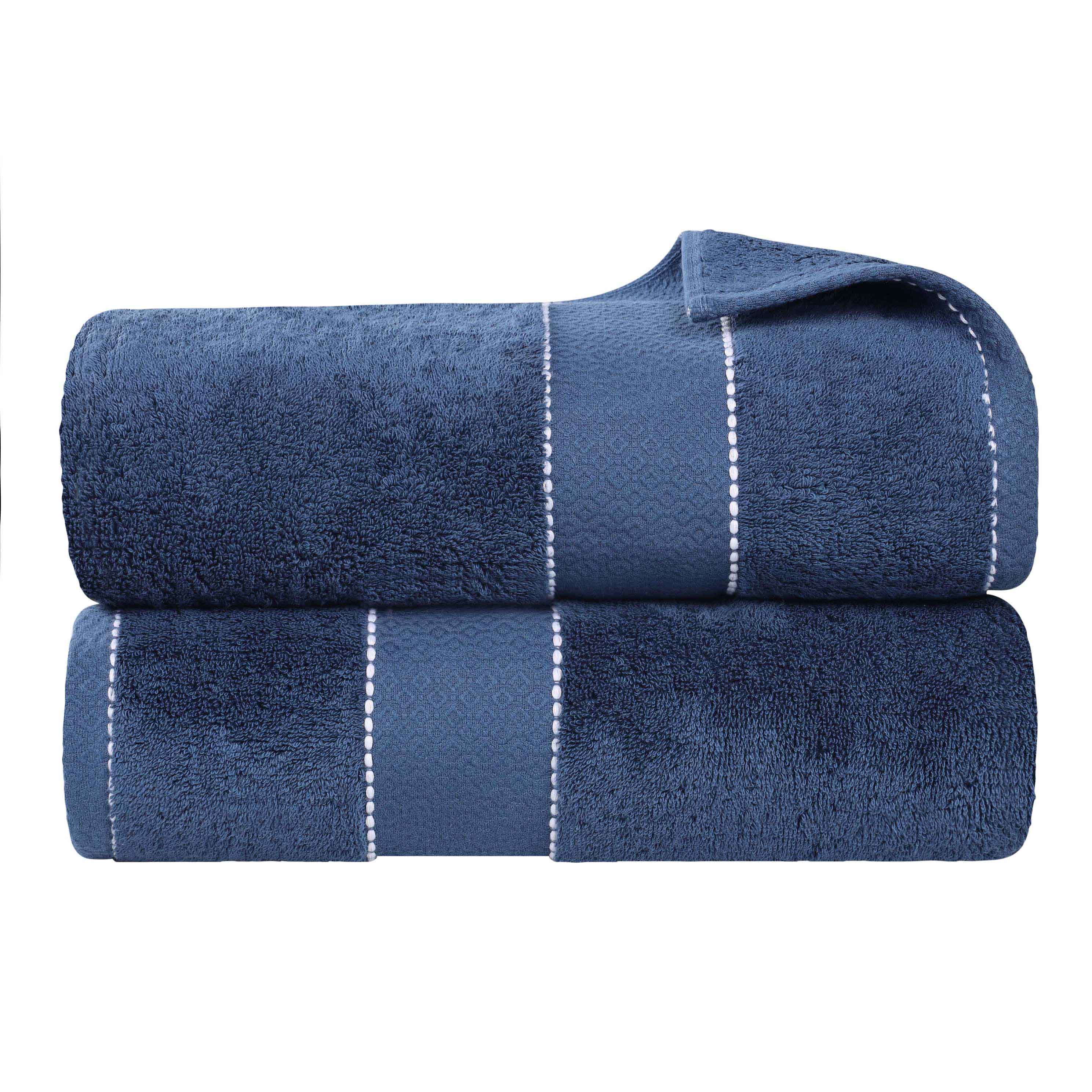 Premium Egyptian Giza Cotton Bath Towel Set of 2 - Ultra Absorbent & Soft Luxury Bath Sheets for Spa, Hotel & Home Use - Made in Egypt with Long-Staple Cotton