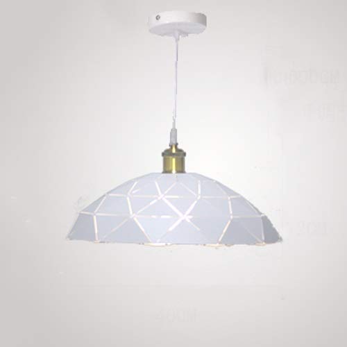 Modern Black Geometric Diamond Metal Ceiling Pendant Light - Polyhedron Wrought Iron Hanging Lamp with E27 Socket - Edison Chandelier for Kitchen Island, Bar, Hallway, Living Room & Dining Room Lighting - Perfect for Modern Home Decor and Commercial Spaces