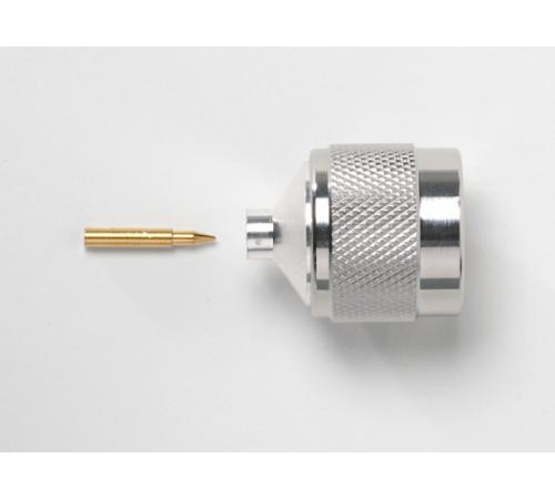 Fluke Pomona 73052 N Type Plug 50 Ohm Crimp Connector for Semi-Rigid 402 Cable - High Performance RF Coaxial Connector for Telecommunications, Test Equipment & Industrial Applications