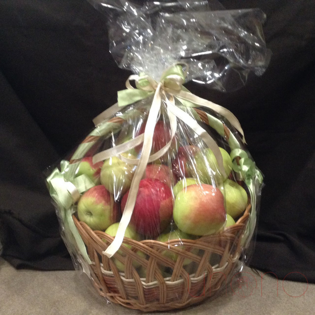 Premium Apple Gift Basket - Fresh & Delicious Fruit Gift Box for Holidays, Birthdays & Corporate Events - Perfect for Gifting, Parties & Special Occasions