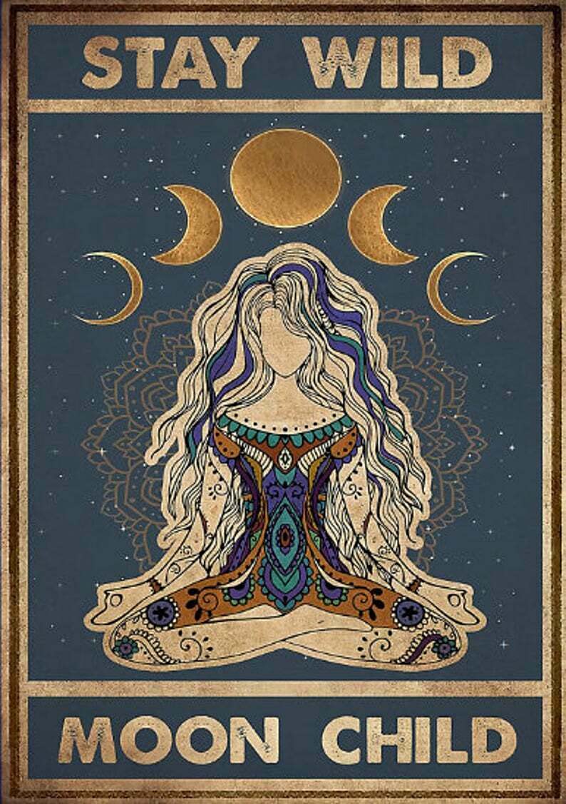 500 Piece Jigsaw Puzzle - Stay Wild Moon Child Yoga Theme - Unique Puzzle for Adults & Kids - Educational Toy & Fun Game - Perfect Gift for Family & Friends - Great for Relaxation, Brain Training & Quality Time