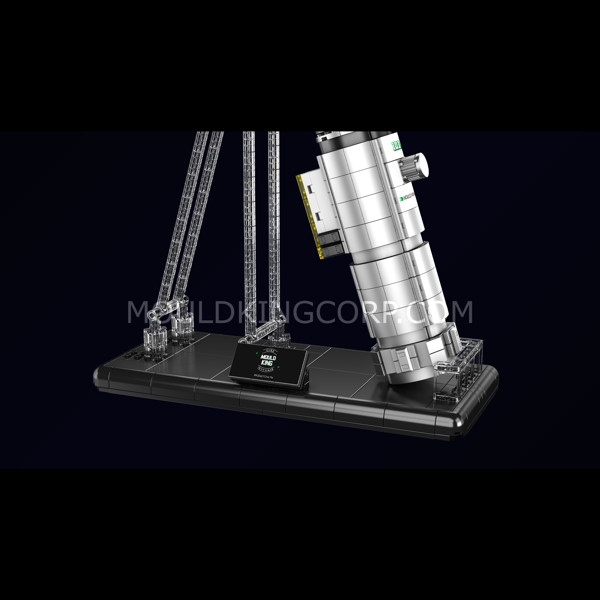 Mould King 10140 Cosmic Knight's Laser Sword Life-Sized Replica Building Set - 1,126 Piece Collectible Model Kit for Star Wars Fans | Perfect for Cosplay, Display & Gift Giving