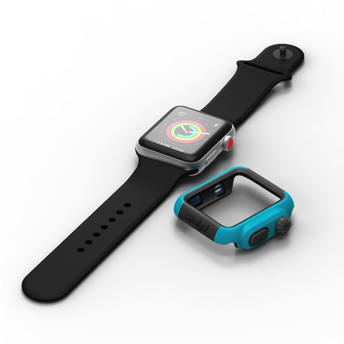 Durable 42mm Rugged Protective Case for Apple Watch Series 3 & 2 - Shockproof & Scratch-Resistant Cover for Outdoor Sports, Workouts & Active Lifestyle