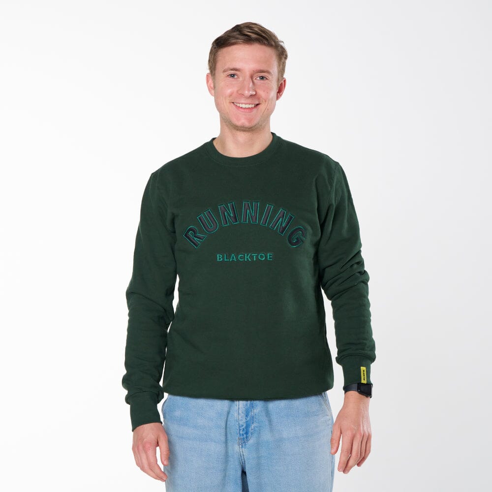 BlackToe Unisex Classic Crew Neck Sweatshirt - Soft Cotton Pullover for Men & Women - Casual Lounge Wear, Street Style, Gym & Everyday Comfort