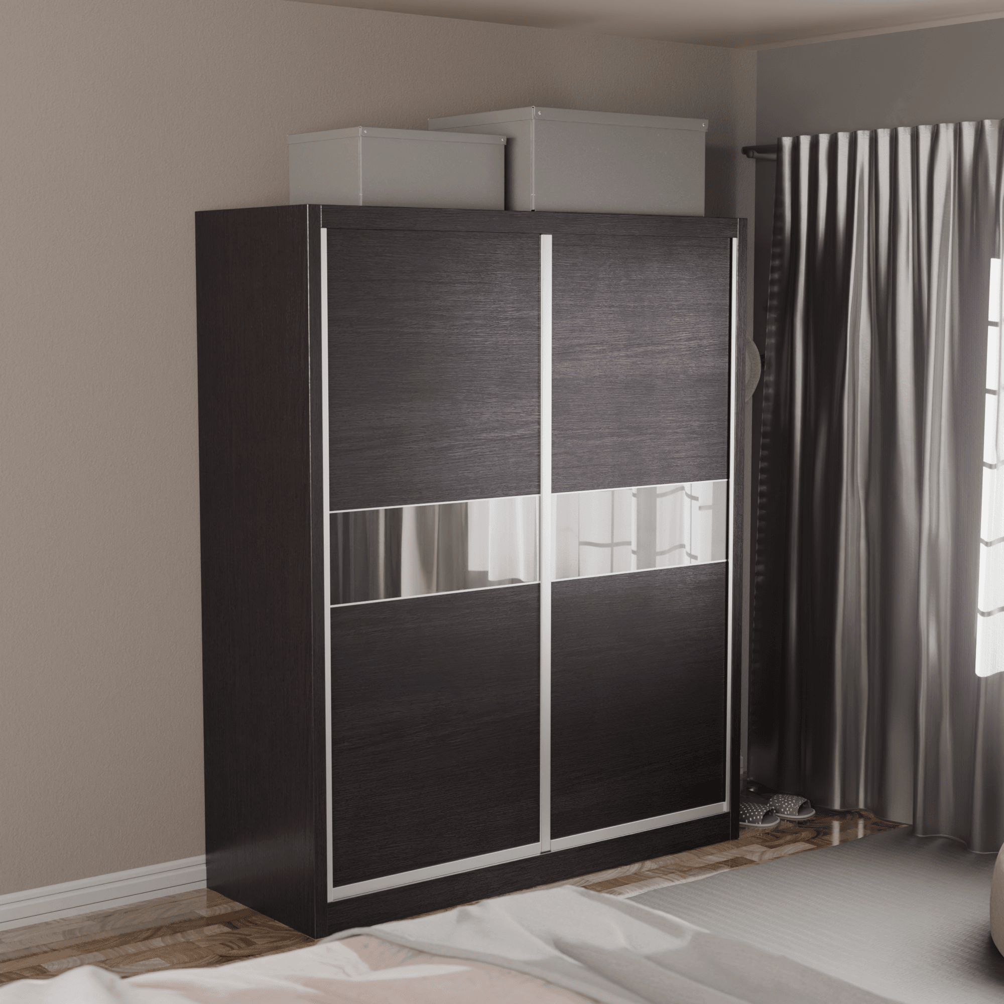 Modolva W01 Modular Wardrobe - Customizable Closet System for Bedroom & Closet Organization - Perfect for Small Spaces & Home Storage Solutions