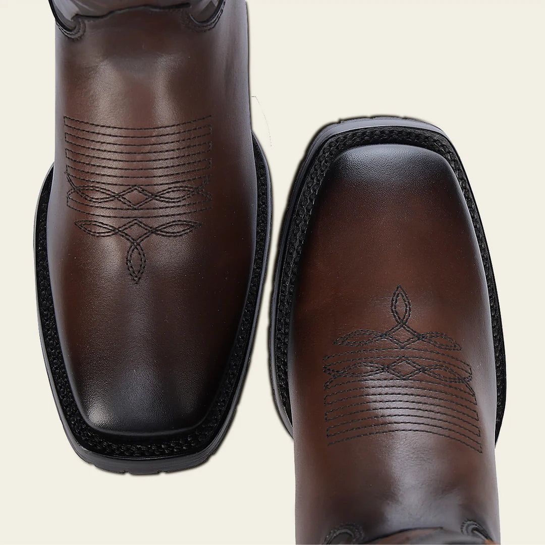 3Z20RS Cuadra Honey Western Cowboy Rodeo Cowhide Leather Boots - Stylish & Durable for Rodeo, Country Dancing & Western Fashion