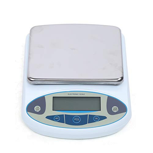 0.01g High Precision Digital Scale - 5kg Capacity Electronic Balance with LCD Display, Auto Calibration & Unit Conversion - Perfect for Lab, Jewelry, Cooking & Postal Weighing