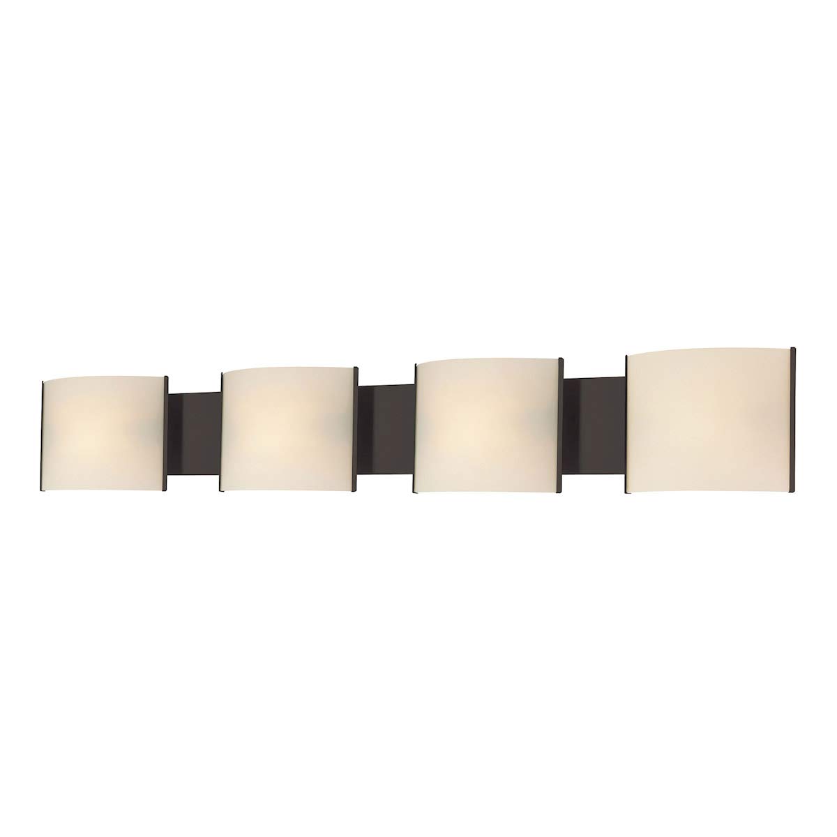 Decovio Cicero 4-Light 41-Inch Oil Rubbed Bronze Bathroom Vanity Light - Perfect for Bathroom, Dressing Room & Bedroom Wall Lighting