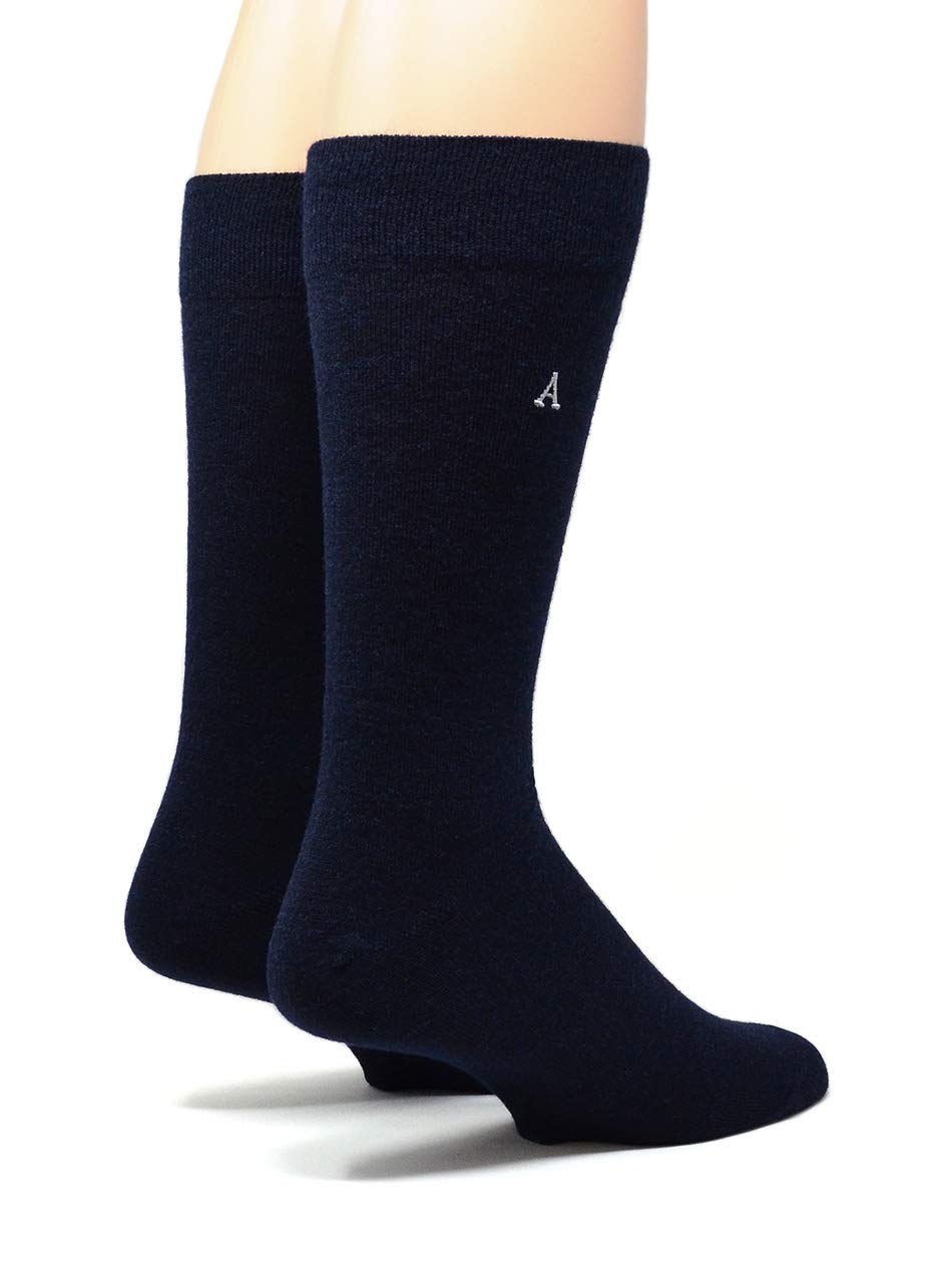 WARRIOR ALPACA SOCKS - Men's Lightweight Alpaca Wool Dress Socks - Moisture Wicking & Odor Control Crew Socks for Business, Travel & Outdoor Activities