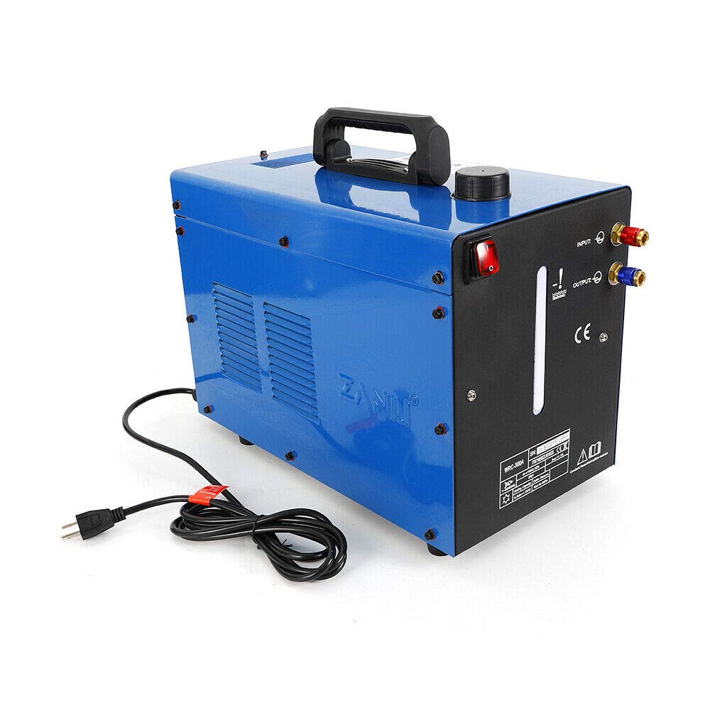 0.35MPA 2.2GAL 110V/60HZ Single Phase TIG Welder Water Cooler with Flow Alarm - Portable Torch Cooling System for Miller Welding Machines - Perfect for DIY, Metal Fabrication & Professional Welding Projects